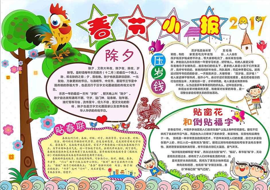 2022春节小报欣赏