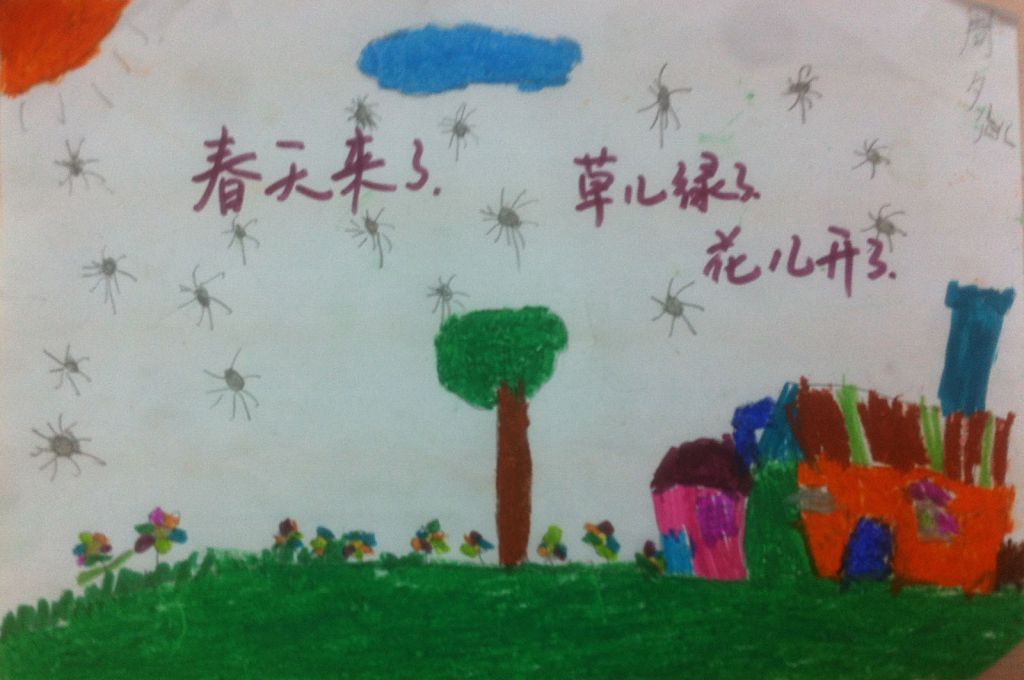 巧手画春天手抄报大全
