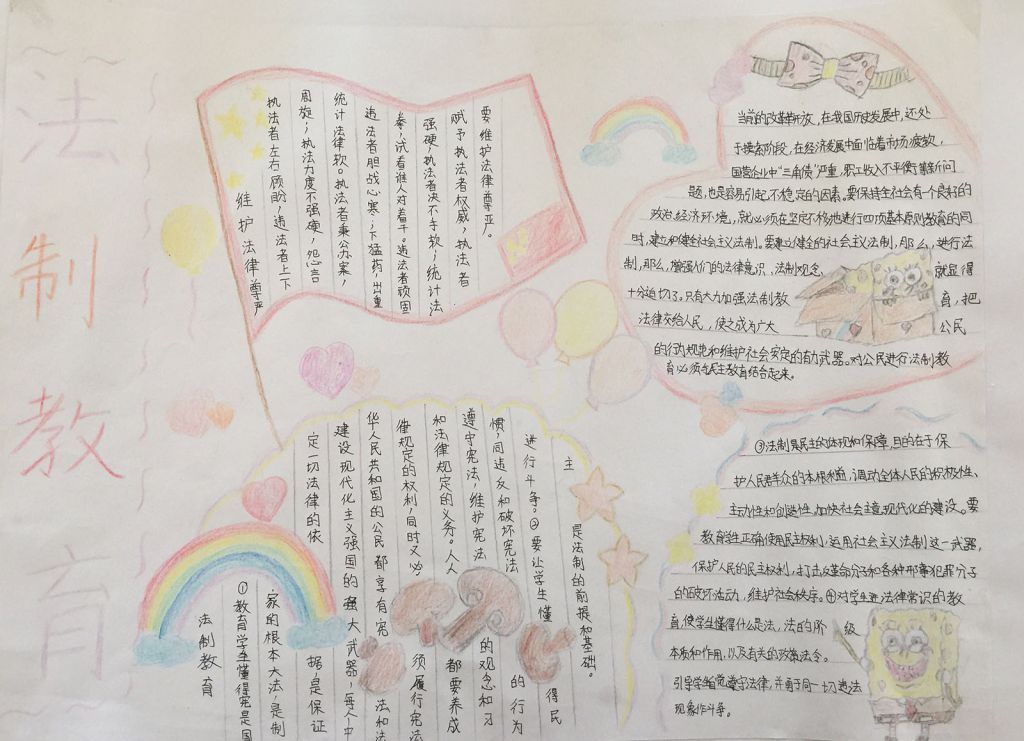 2022法制教育手抄报