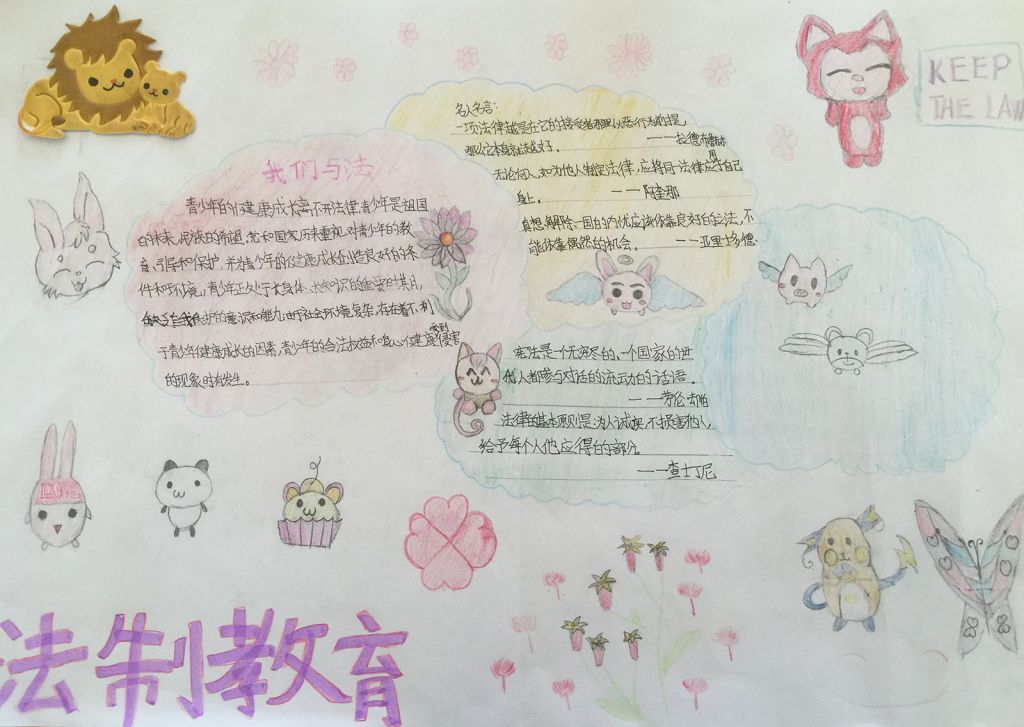 2022法制教育手抄报