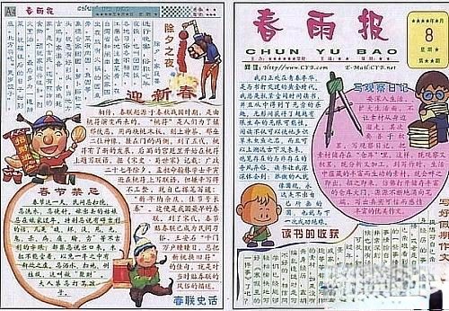 春节手抄报设计