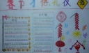 春节习俗礼仪手抄报