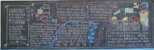 在阳光下成长黑板报