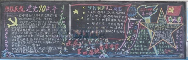 在阳光下成长黑板报