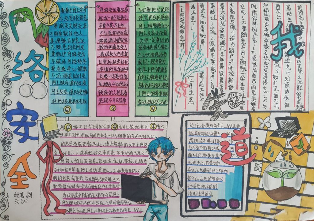 网络安全手抄报怎么做，学习网络防护技能