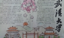 武汉大学手抄报，自强弘毅求是拓新