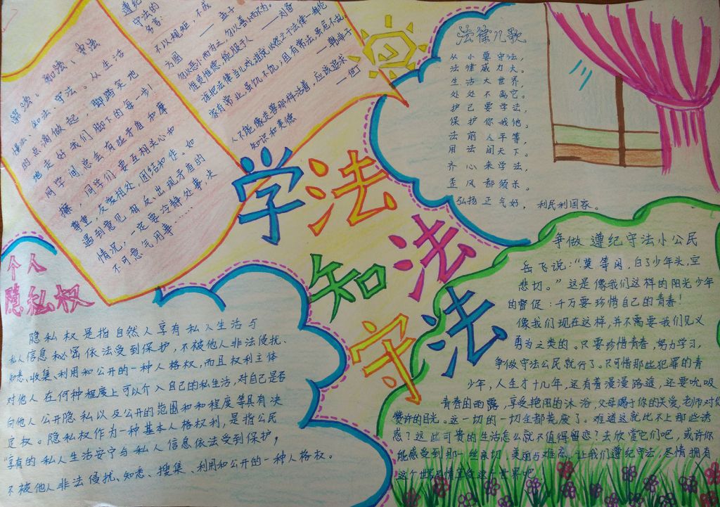 国家宪法日手抄报图片大全 国家宪法日手抄报图片大全