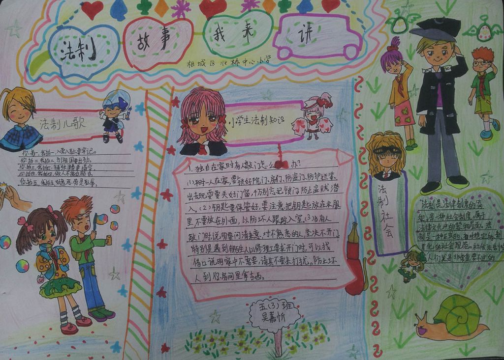 法制故事手抄报 法制故事手抄报