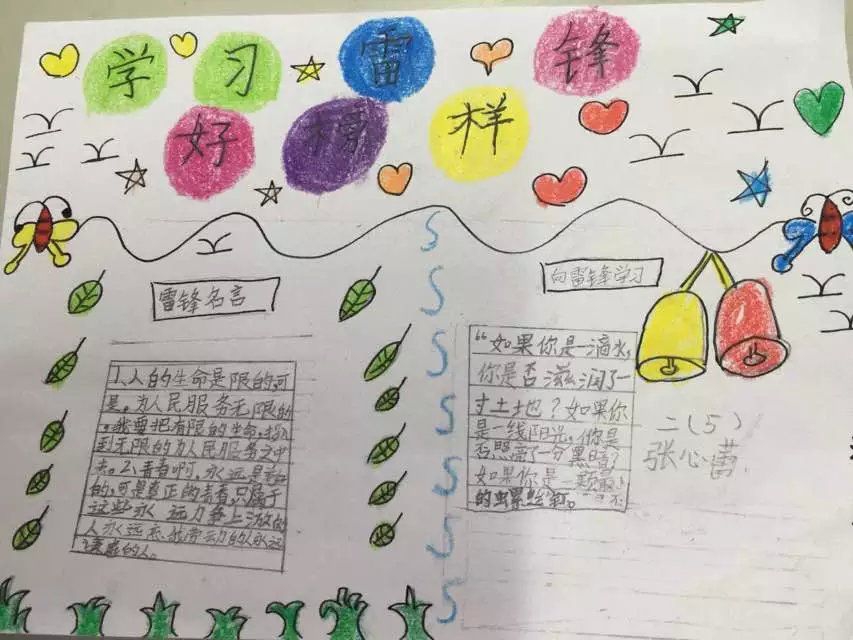 学雷锋故事,树文明新风手抄报 学雷锋故事,树文明新风手抄报