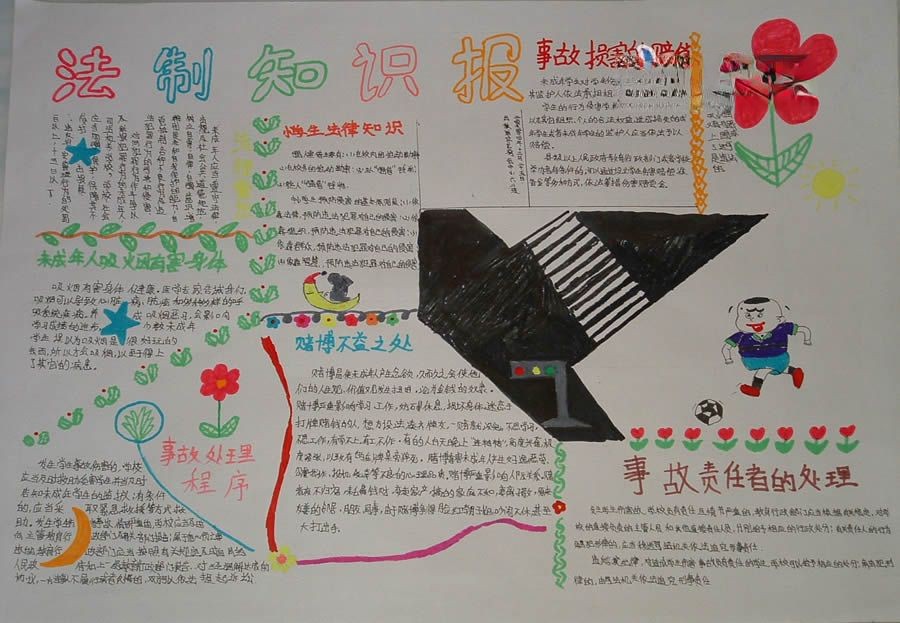 法制知识小报图片