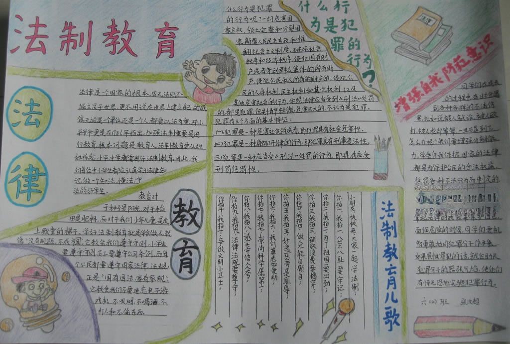 法治知识手抄报大全 法治知识手抄报大全