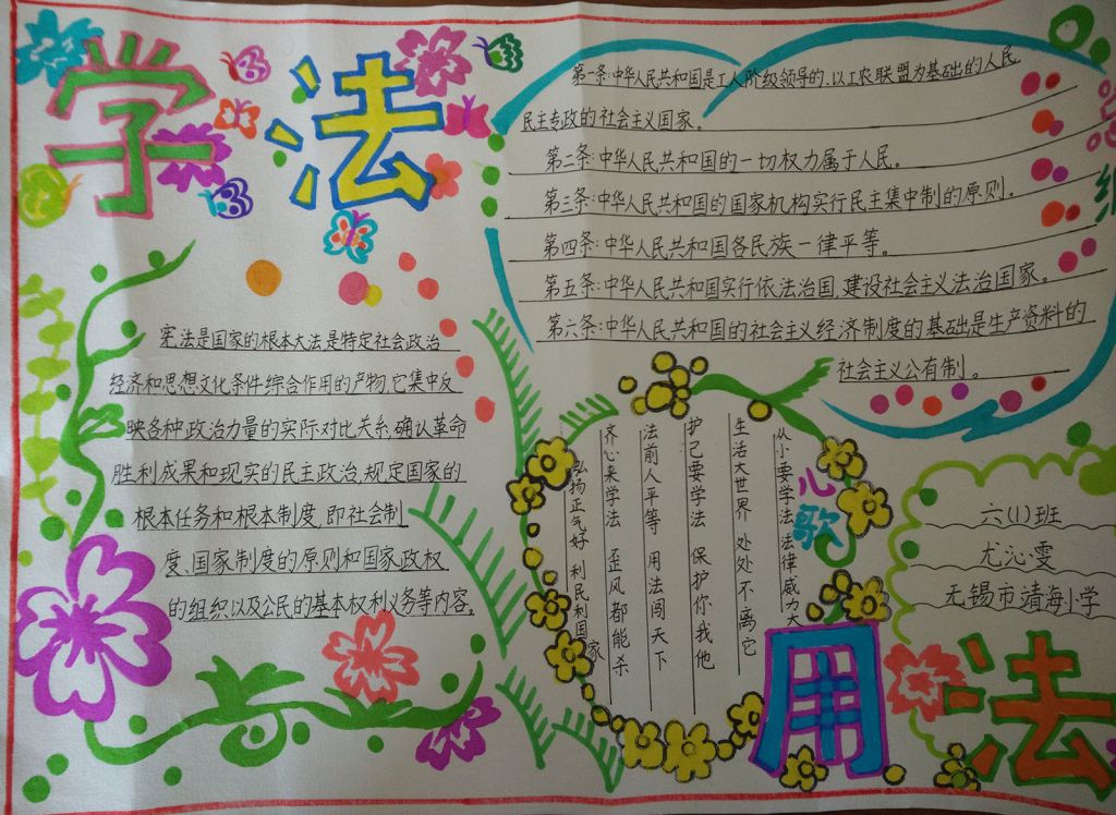 国家宪法日手抄报图片大全 国家宪法日手抄报图片大全