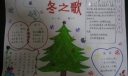 冬之歌手抄报图片