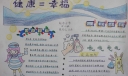 健康=幸福手抄报