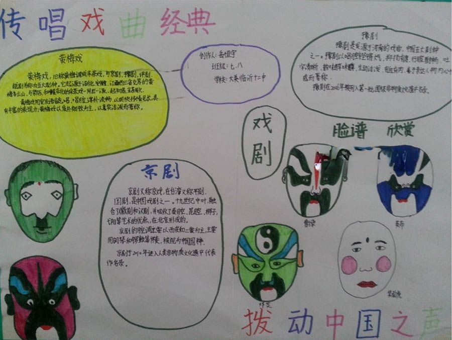 戏剧狂欢节手抄报大全