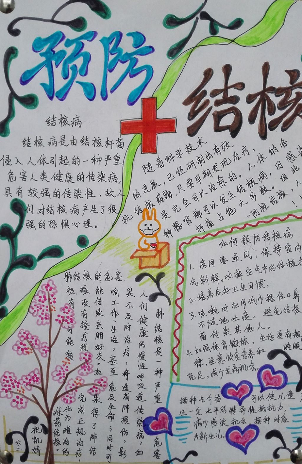 2022防结核手抄报图片展