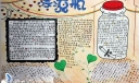 漂流瓶手抄报版面设计图