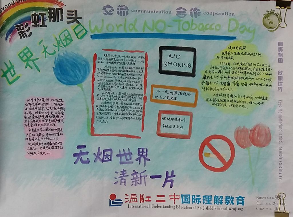 国际理解教育手抄报图片展