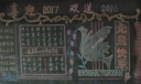 喜迎2023欢送2022黑板报