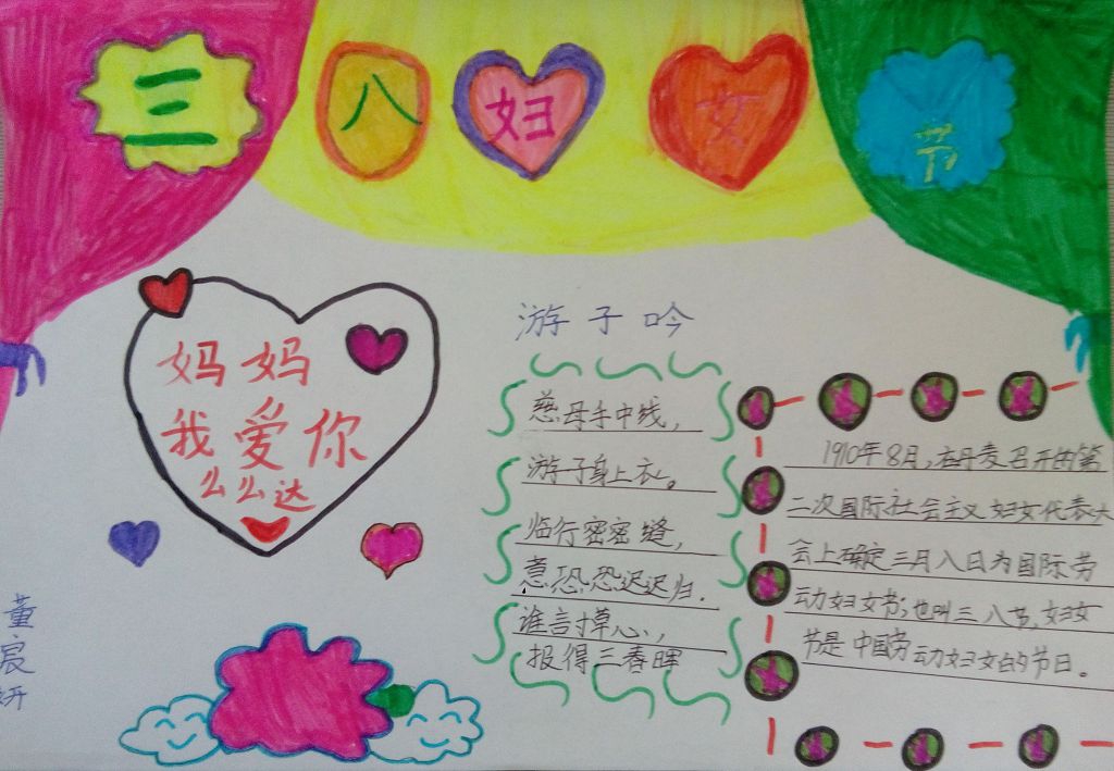 2022三八妇女节手抄报图片大全