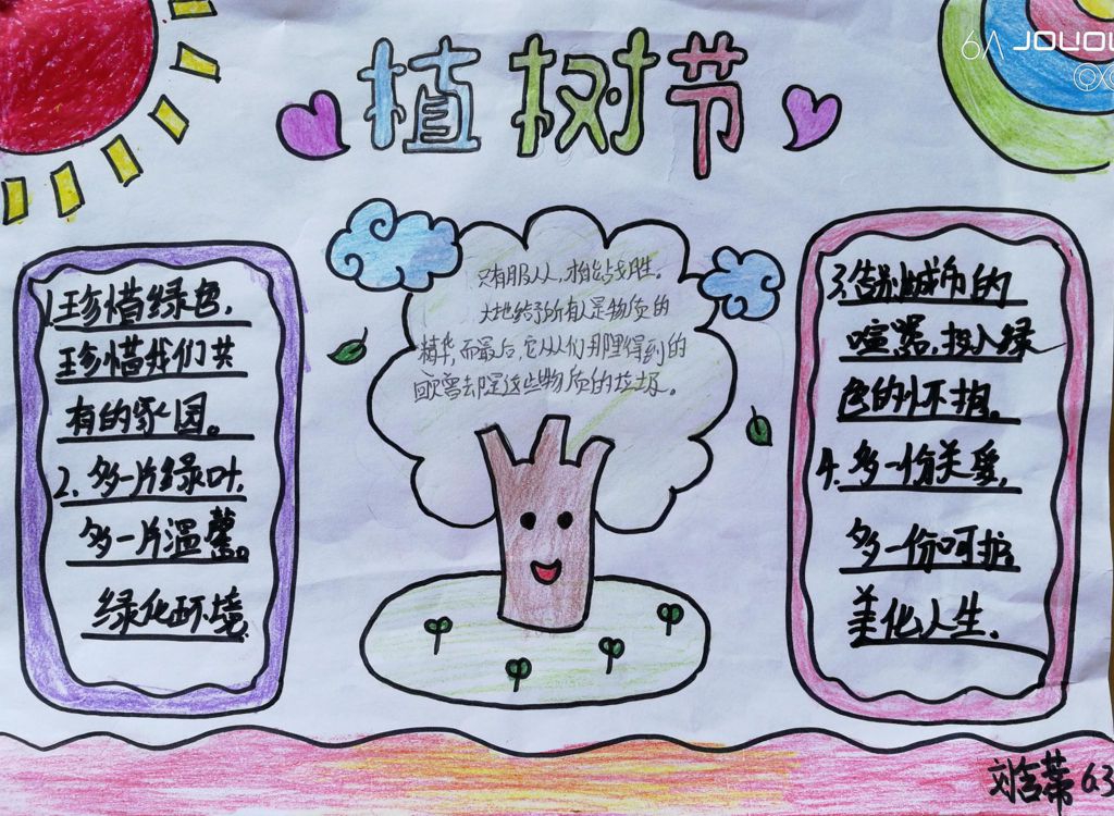2022植树节手抄报大全，让绿色不慢这个美丽的地球！