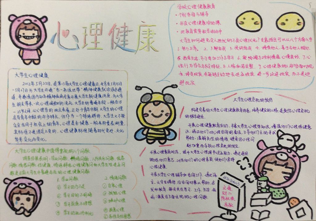 科学学习，健康生活手抄报