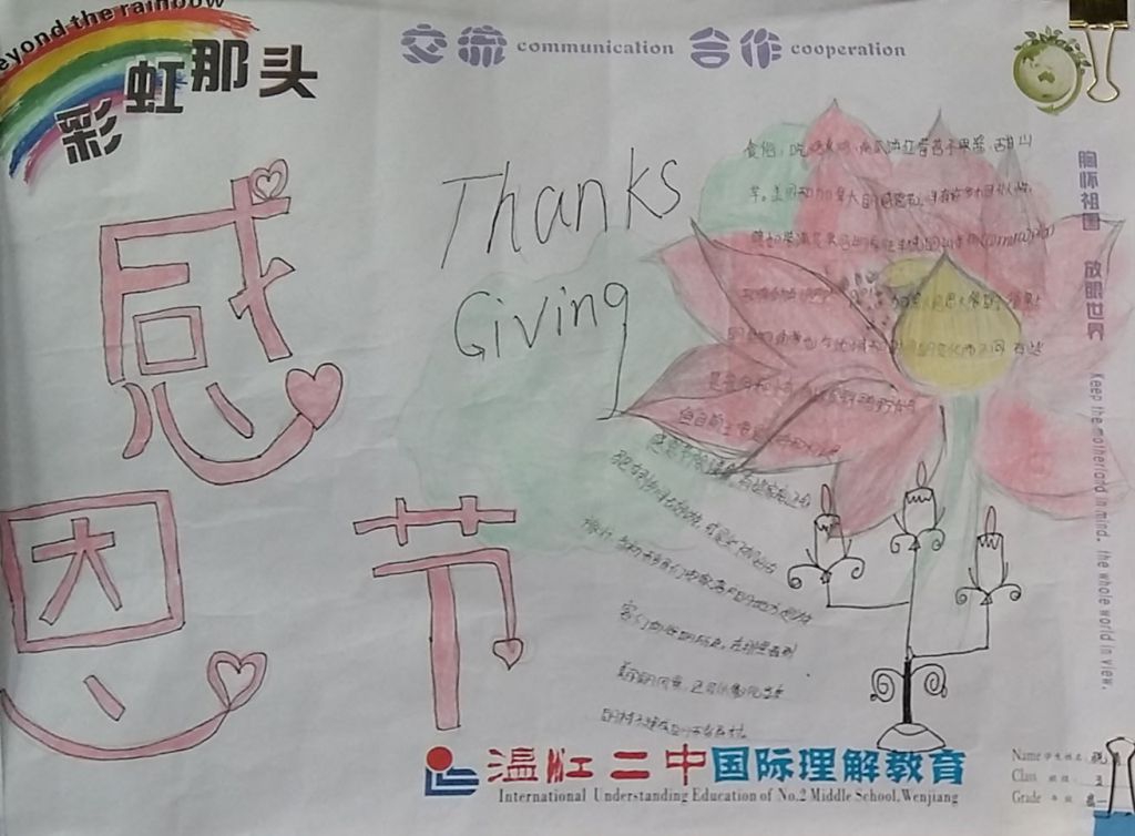 国际理解教育手抄报图片展