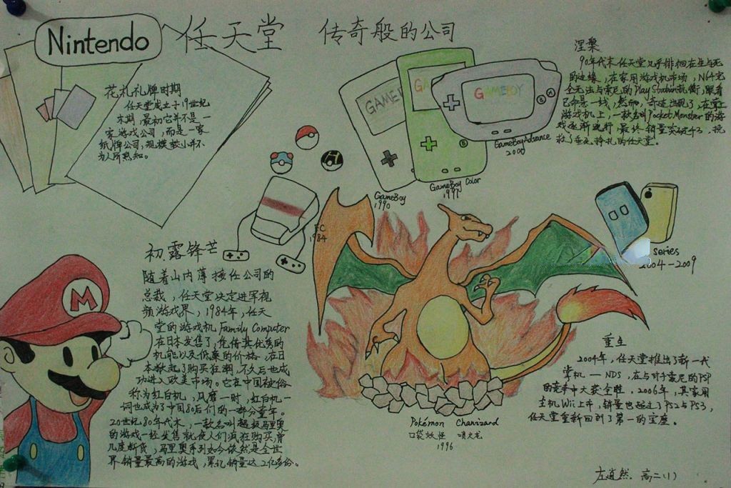 游戏手抄报:任天堂—传奇般的公司 游戏手抄报:任天堂—传奇般的公司