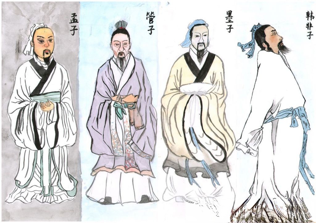 春秋战国百家争鸣手抄报
