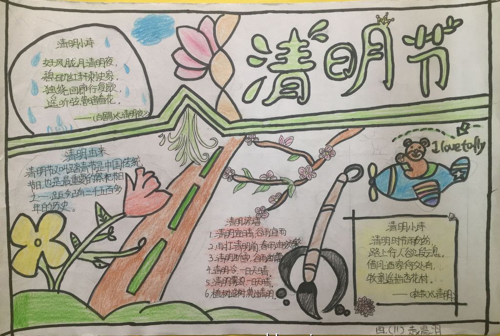 祭奠先祖缅怀先烈手抄报