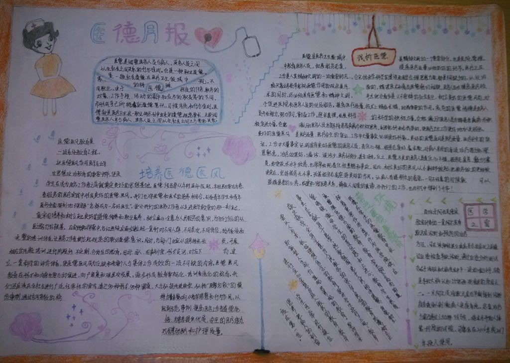 医德手抄报图片大全_第二期