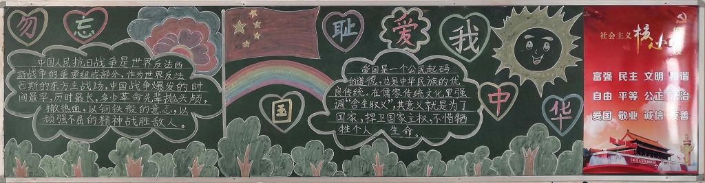 国庆节黑板报粉墨登场！大气漂亮又简单