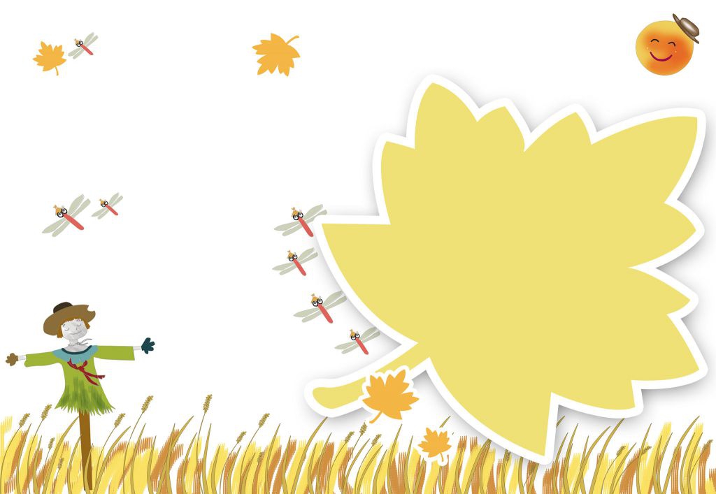 蜻蜓稻草人手抄报模板下载 蜻蜓稻草人手抄报模板下载