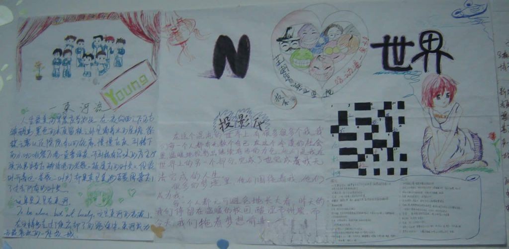 规划大学生活墙报 规划大学生活墙报