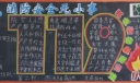 消防安全无小事黑板报
