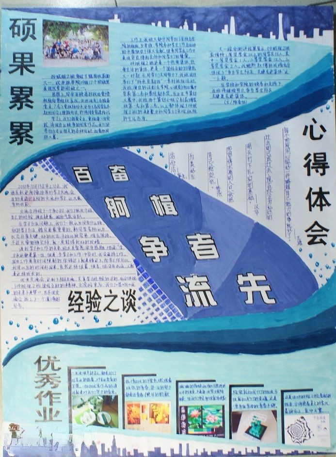 团日手抄报版面设计图