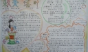 秋天落叶手抄报图片