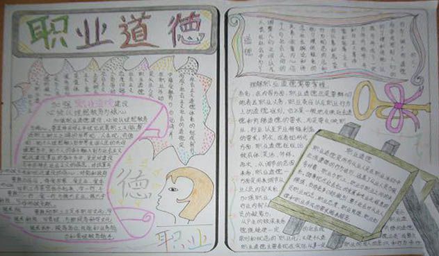 职业道德手抄报大全