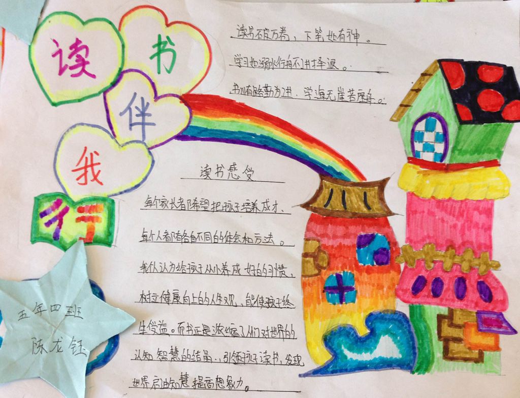 我和读书有个约会手抄报