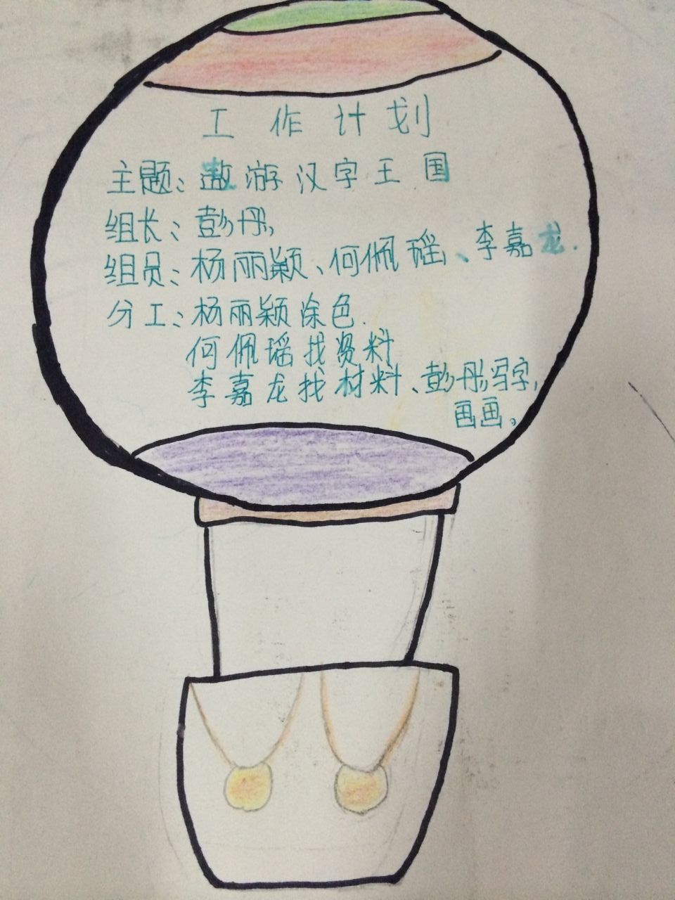 遨游汉字王国实践活动手抄报