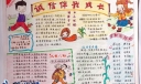 诚信伴我成长手抄报版面设计图