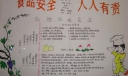 食品安全人人有责手抄报