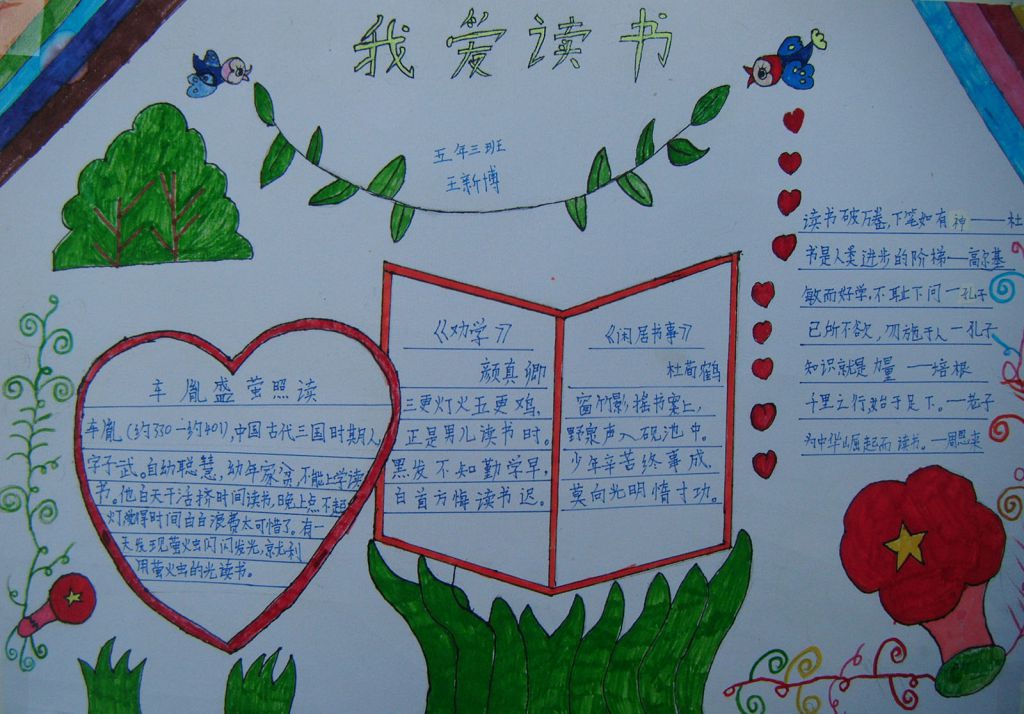 世界读书日手抄报图片大全