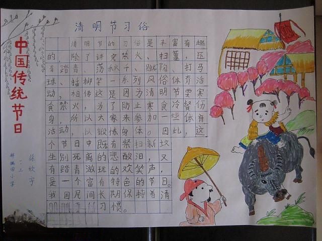 中国传统节日之清明节习俗