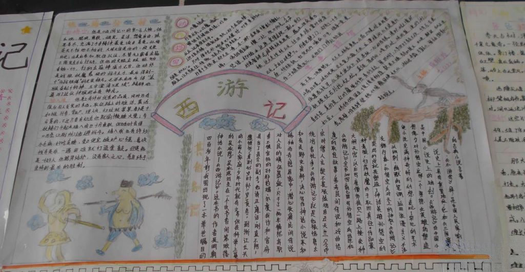读《西游记》有感手抄报图