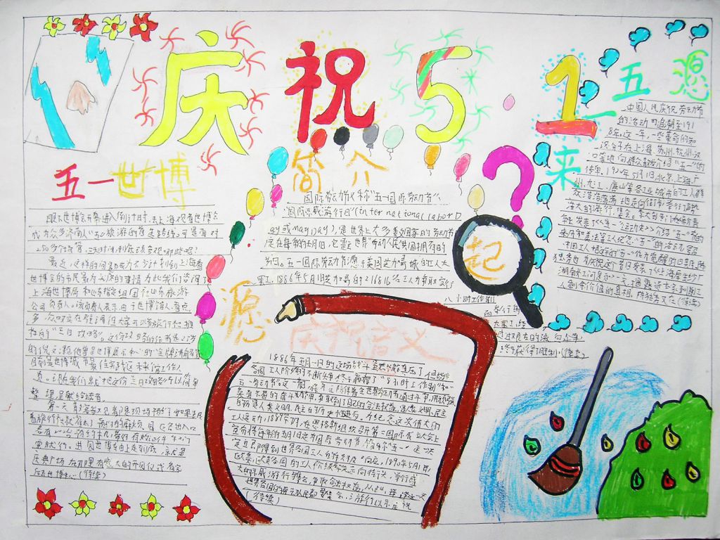 简单漂亮的劳动节手抄报（绝对精品）