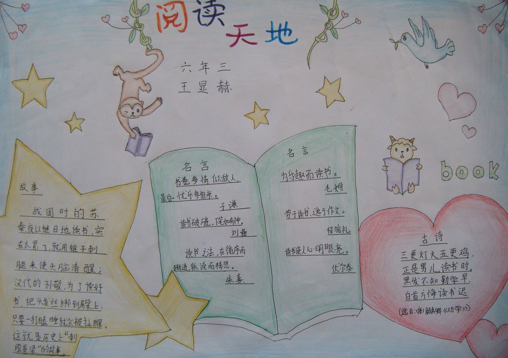 书香满园醉人生手抄报大全 书香满园醉人生手抄报大全