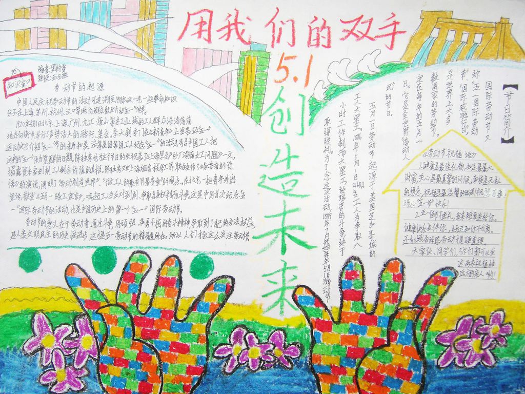 简单漂亮的劳动节手抄报（绝对精品）