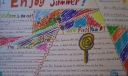 Enjoy summer 手抄报图片展