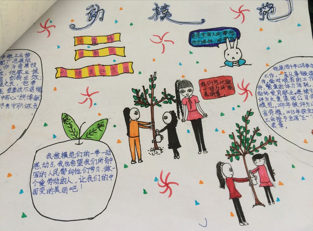 51劳动节手抄报作品
